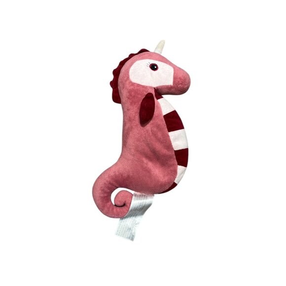 WARMIES Heat Cushion Soft Plush Toy "Sea Unicorn Pink" Millet Lavender Filling - Picture 4 of 8